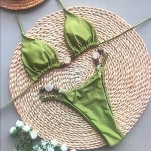 Elegant Green Bikini Set